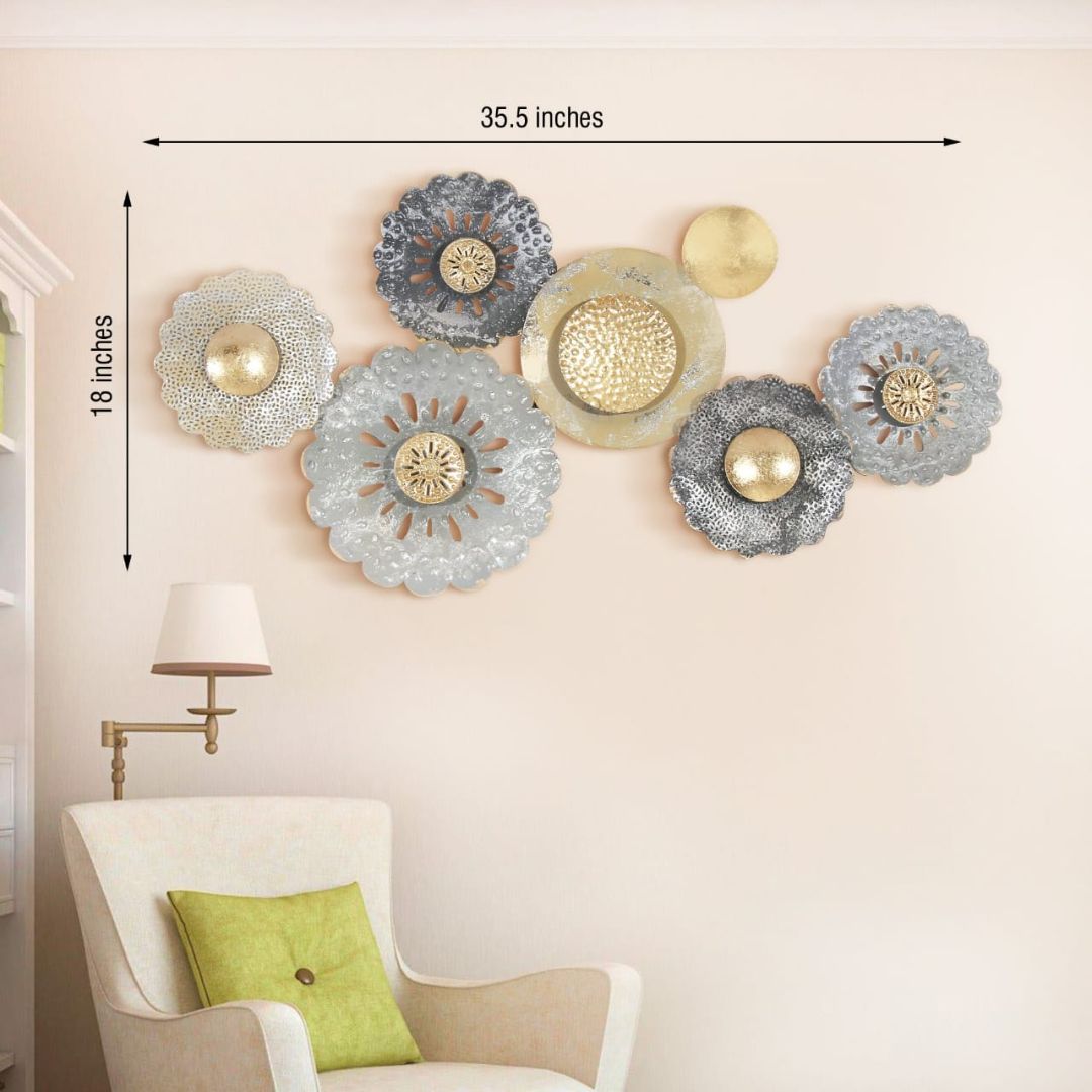 Soothing Blossom Metal Wall Art