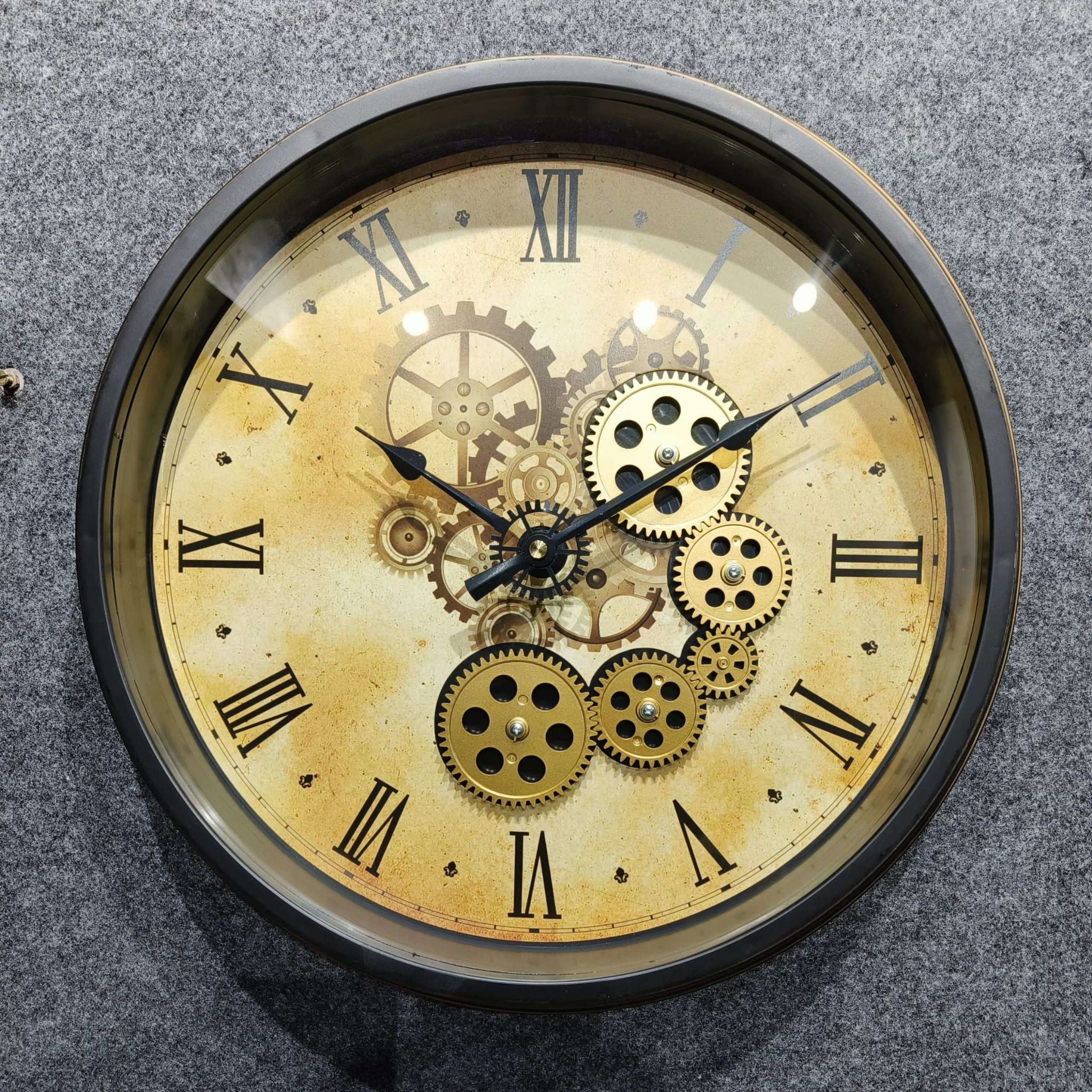 Steampunk Gear Wall Clock