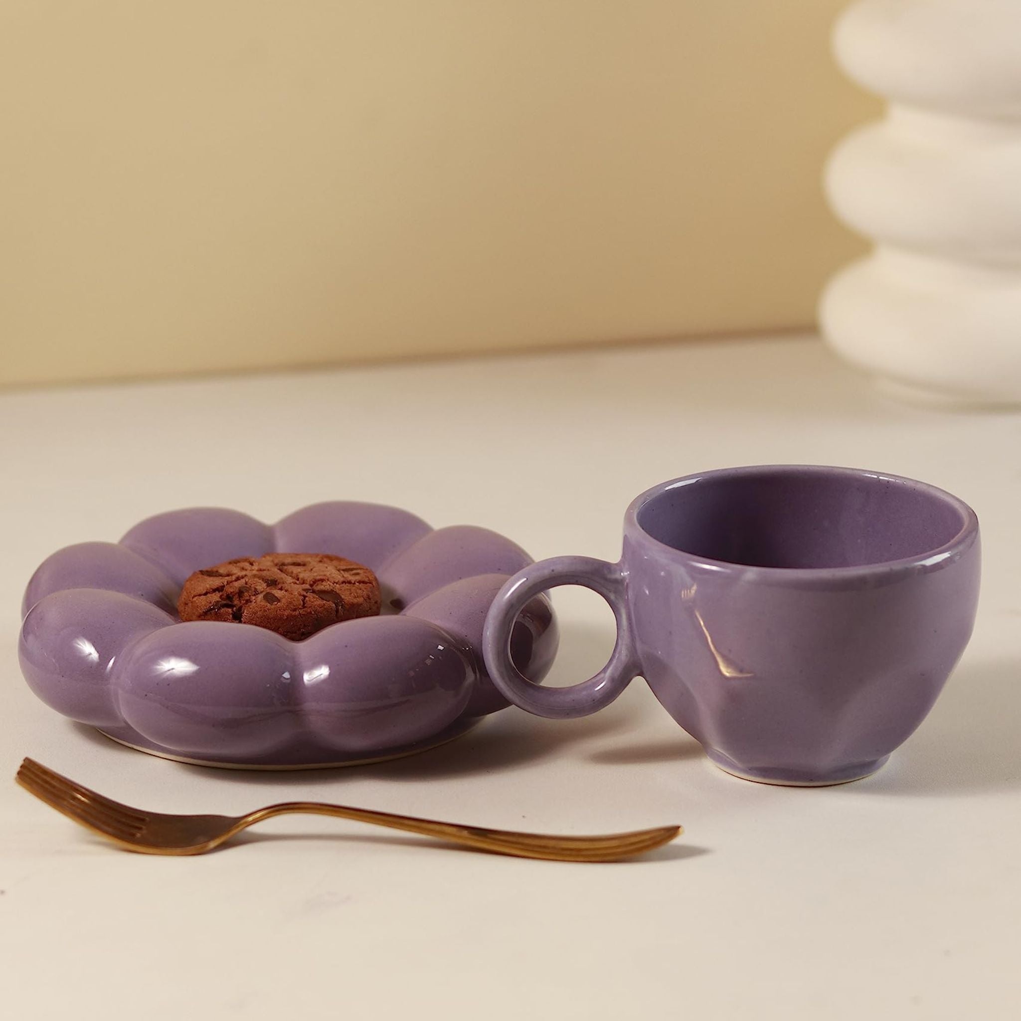 Sunflower Cup and Saucer Set