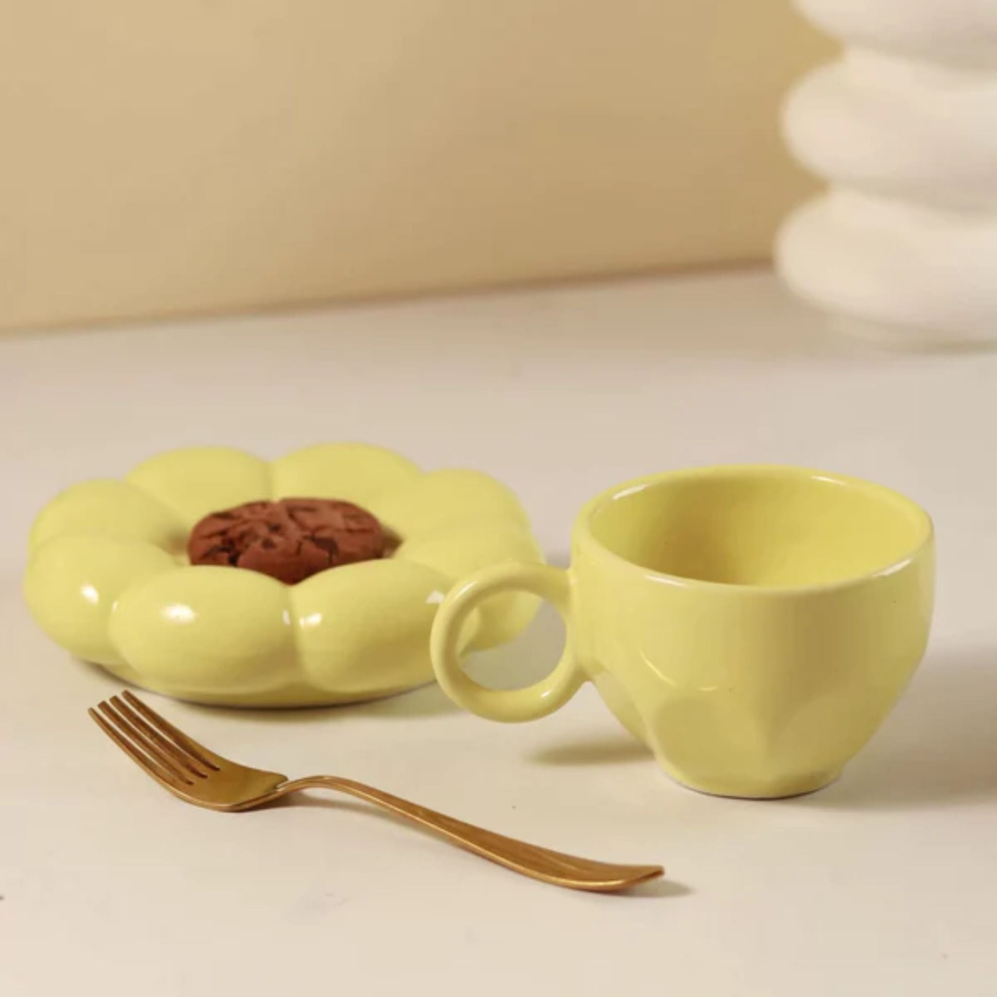 Sunflower Cup and Saucer Set