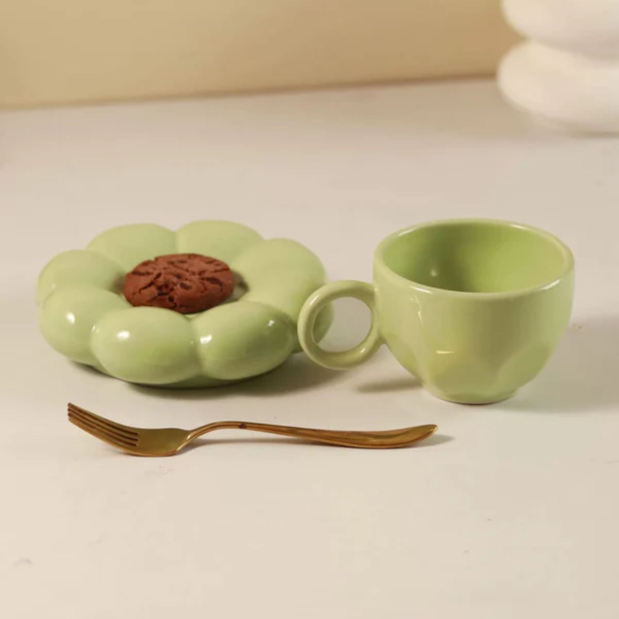 Sunflower Cup and Saucer Set