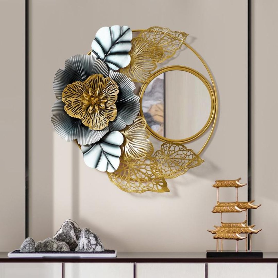 Tussie Mussie Floral Wall Mirror