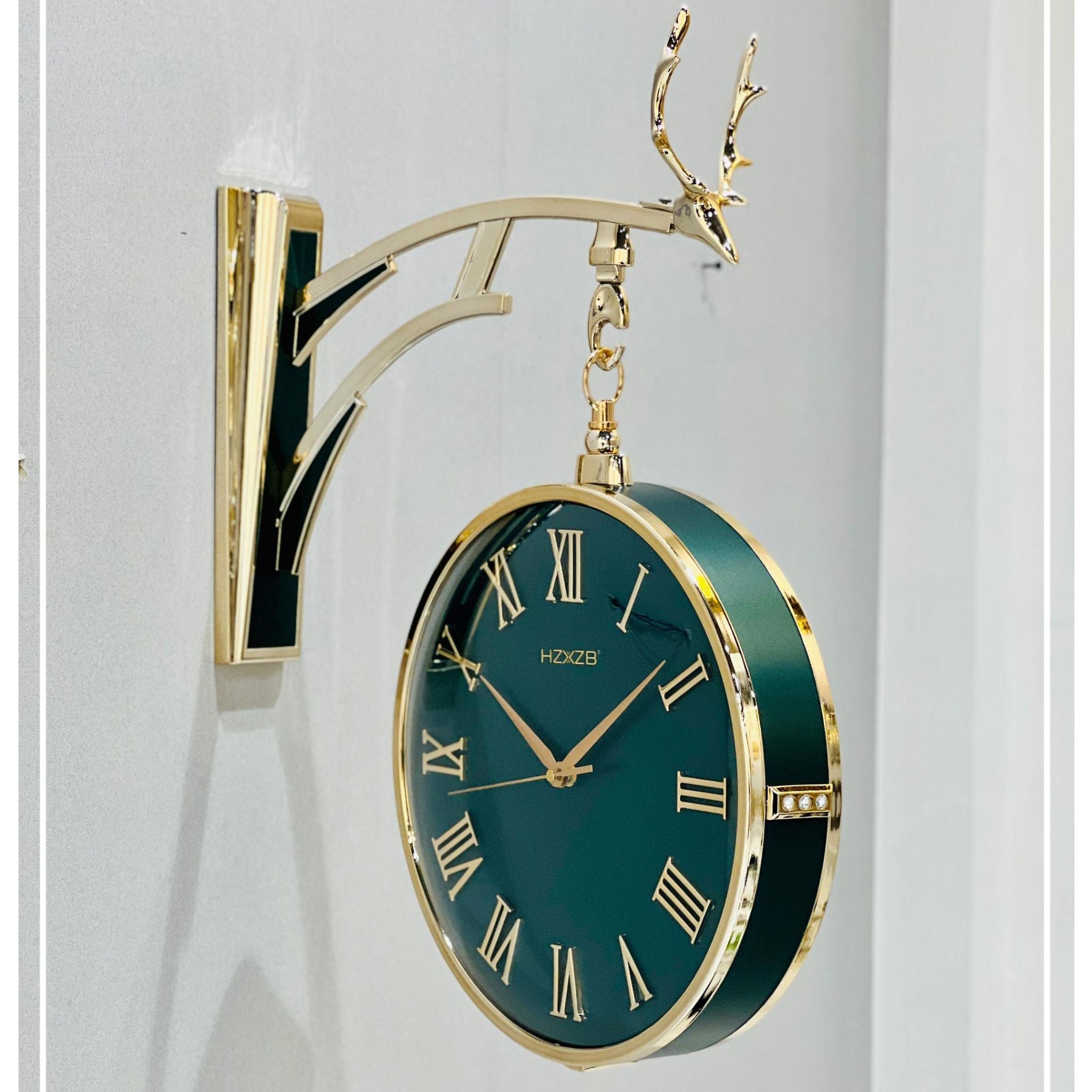 Victoria Classic Dual Dial Wall Clock