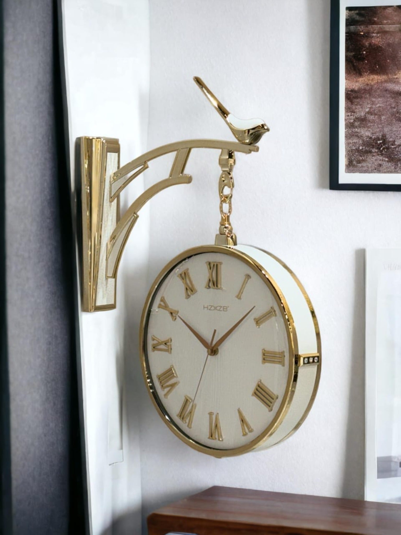 Regal Victorian Double Dial Wall Clock