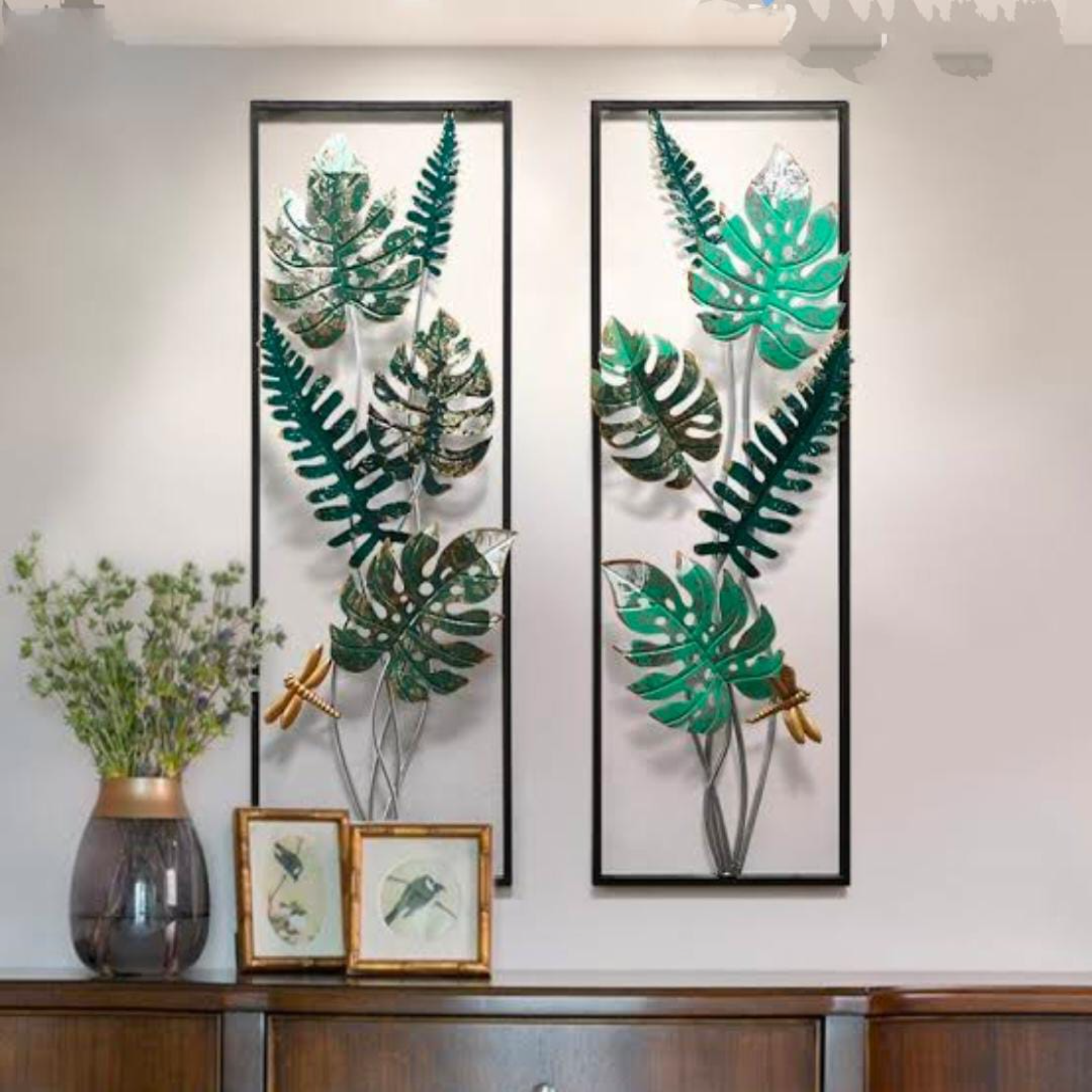 Tropical Elegance Metal Wall Art