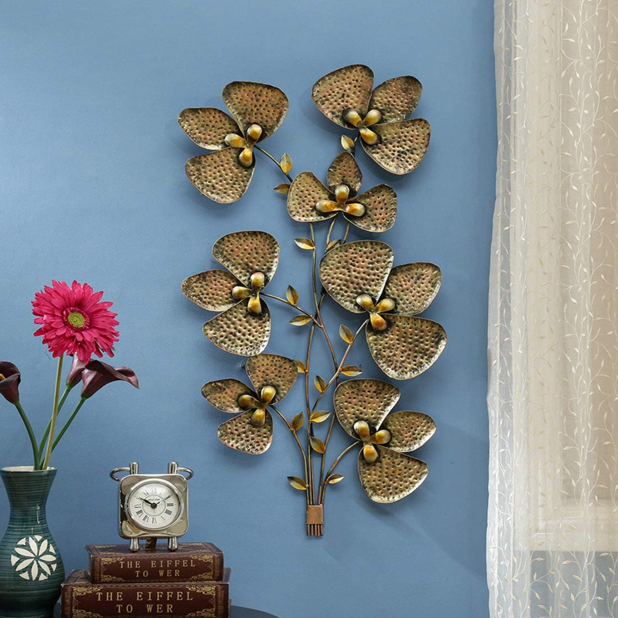 Golden Aureate Metal Wall Art