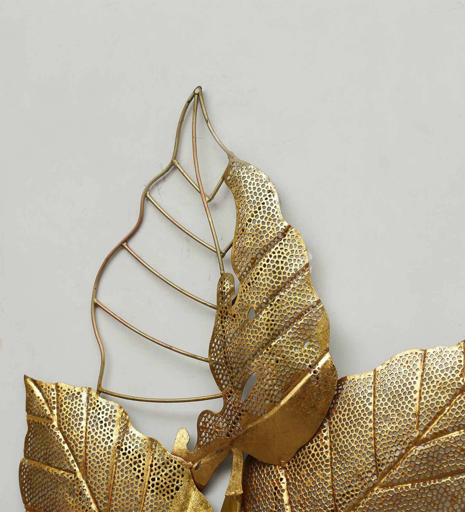 Autumn Leaves Metal Wall Art