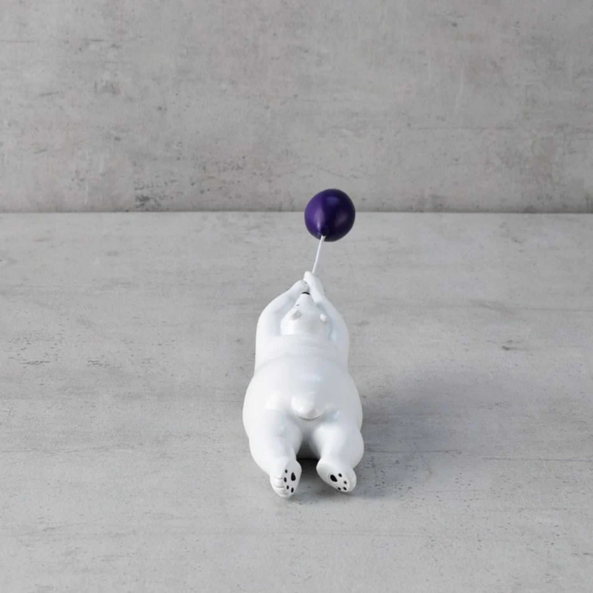 Flying Polar Bears with Balloon - Set of 3