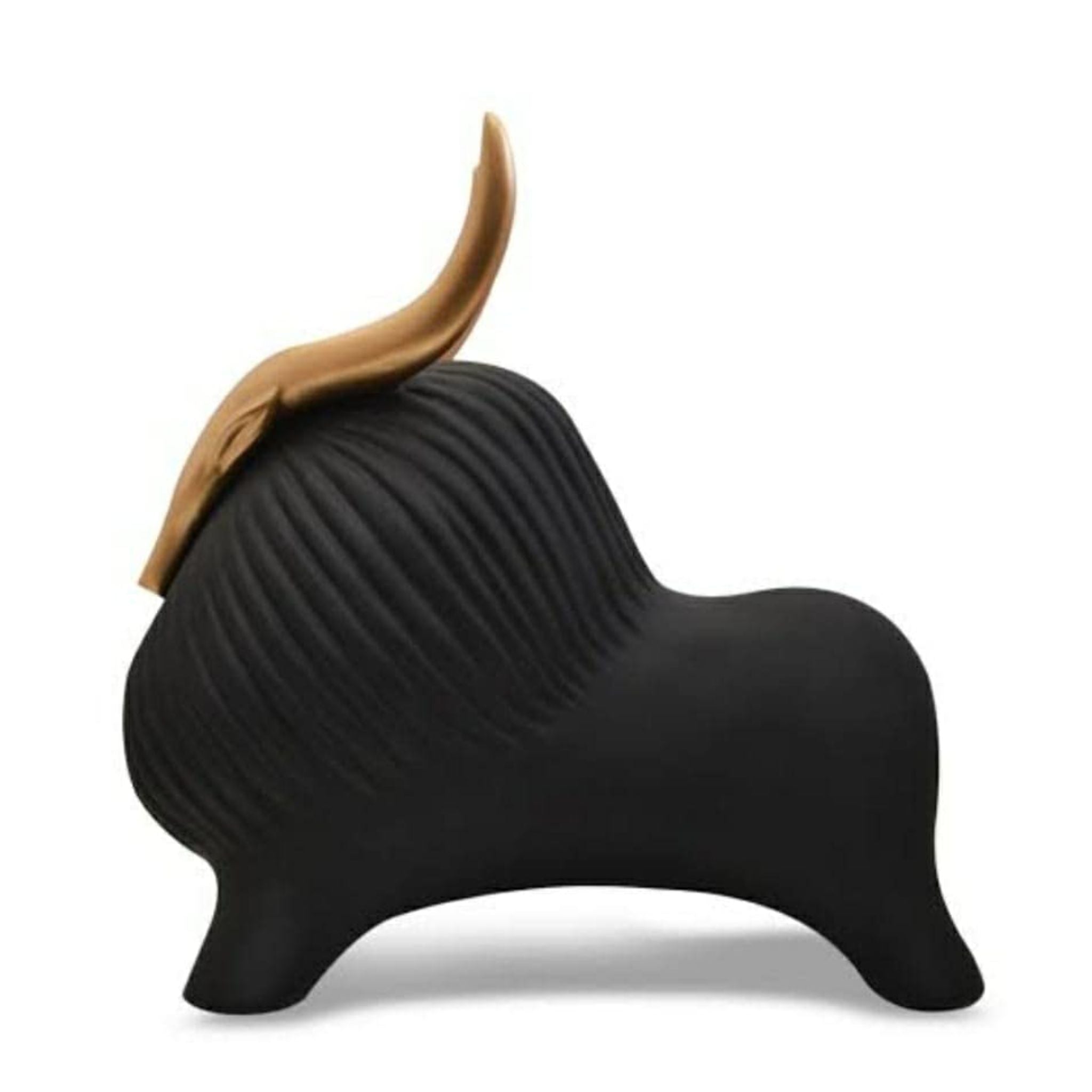 Magnificent Yak with Horn Figurine