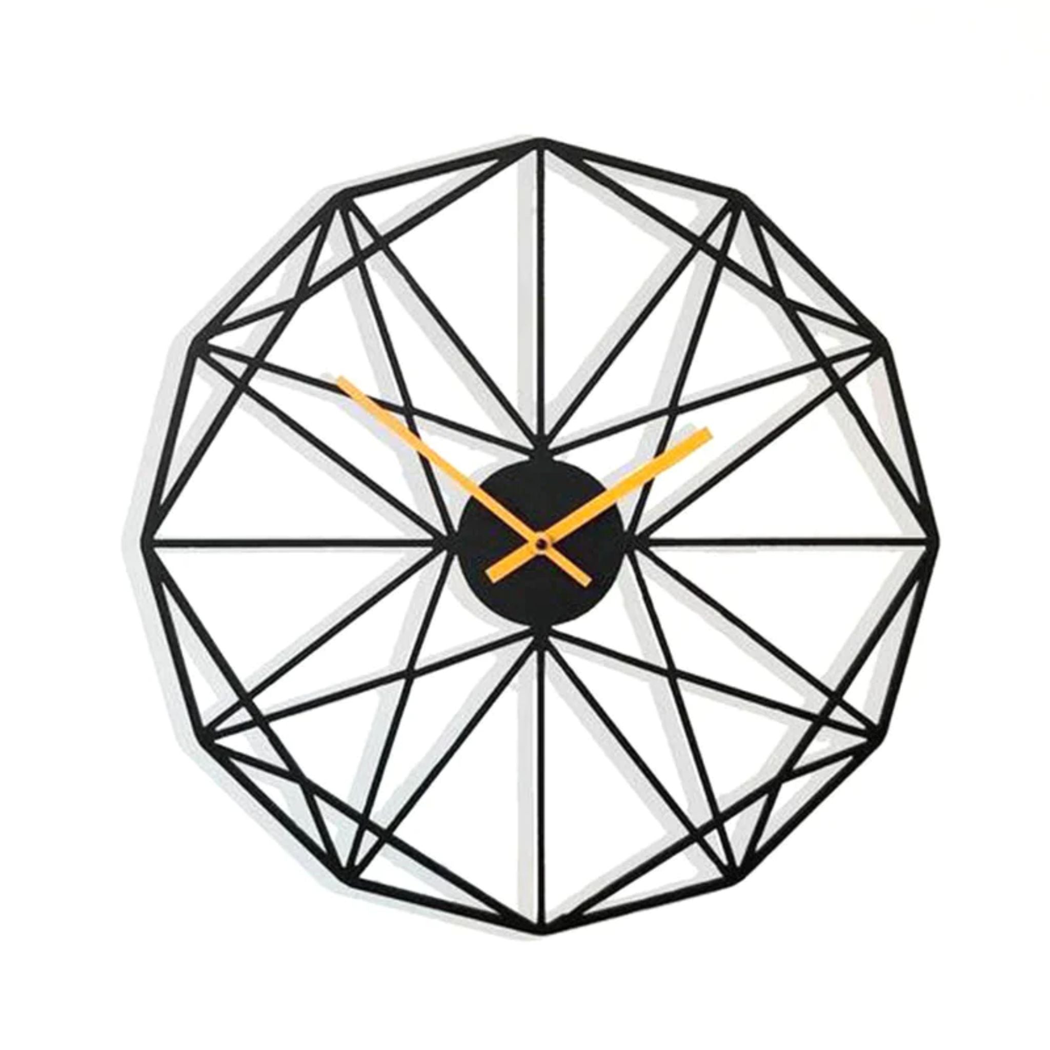 Polygon Metal Wall Clock