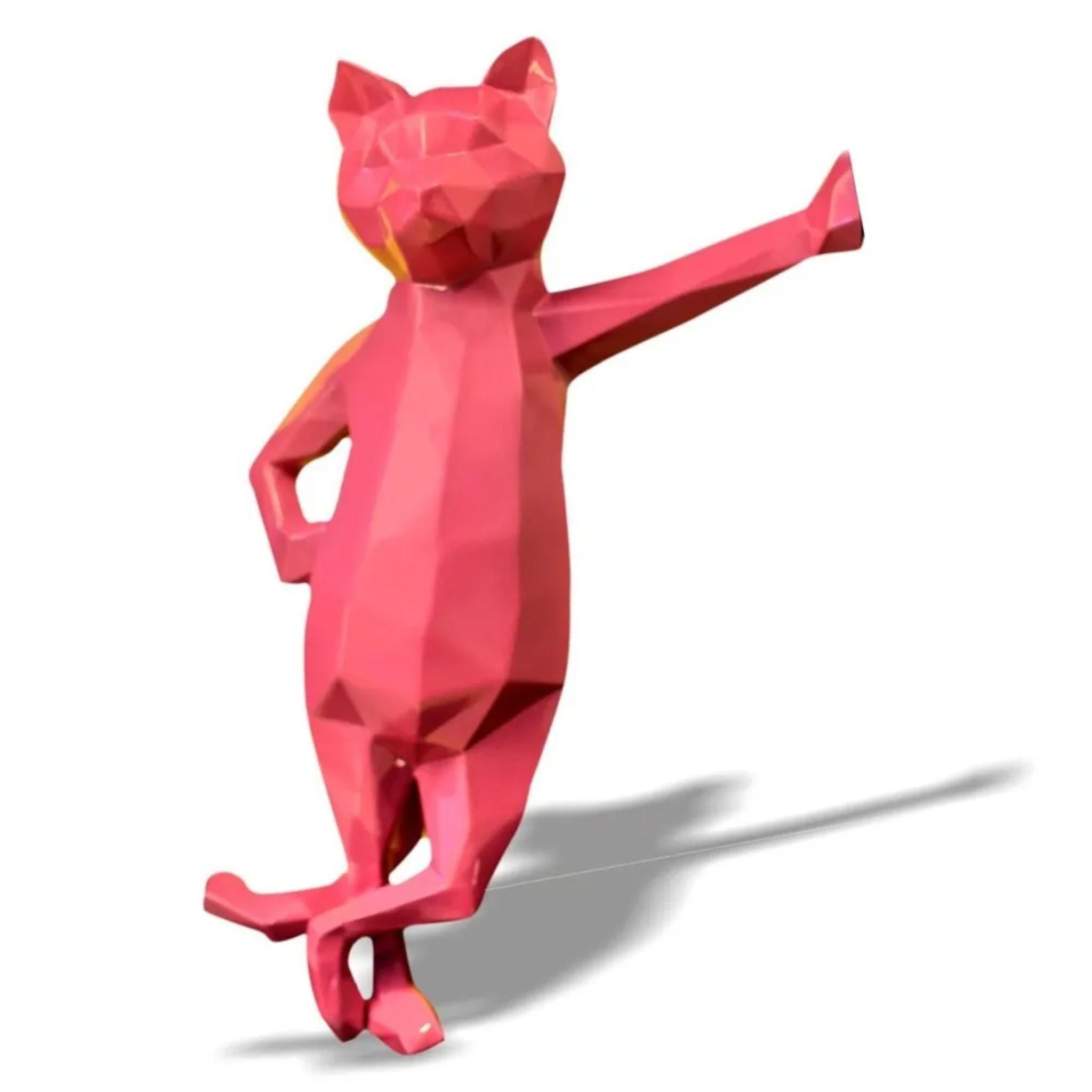 Wall Leaning Tom Cat Figurine