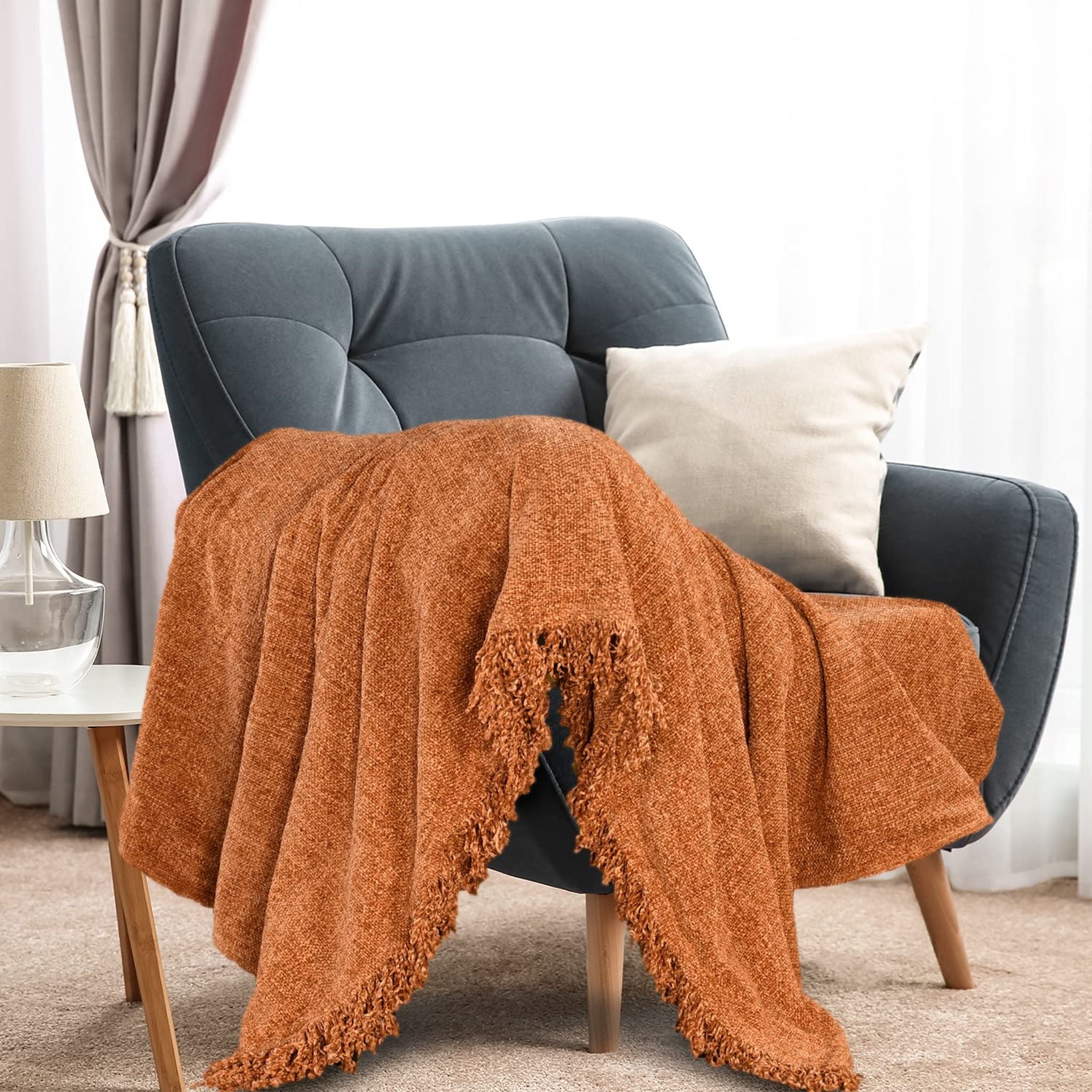 Chenille Sofa Throw